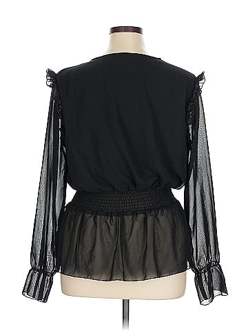 Boohoo Long Sleeve Blouse (view 2)