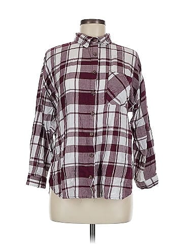 Ambiance 3/4 Sleeve Button-Down Shirt (view 1)