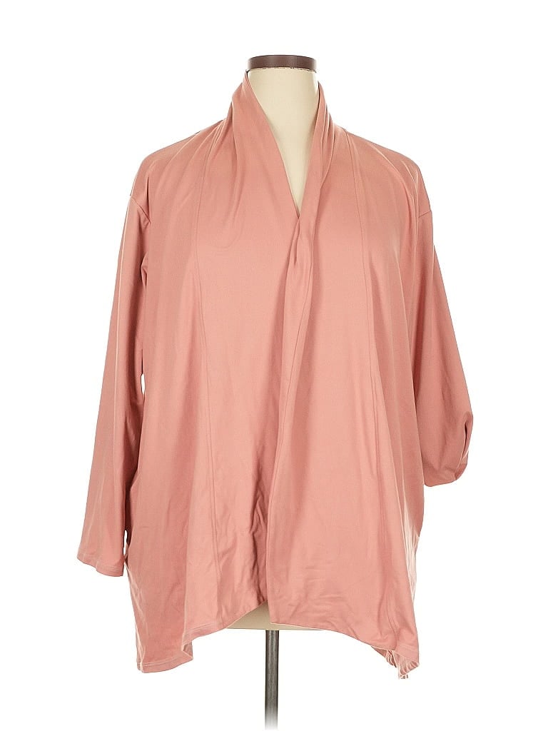 Pre-owned Jockey Cardigan Sweater In Pink