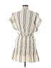 Saylor Stripes Ivory Casual Dress Size M - photo 2