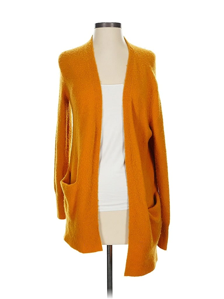 Pre-owned Madewell Cardigan Sweater In Orange