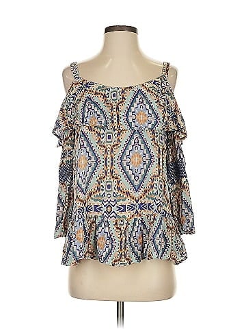 Democracy 3/4 Sleeve Blouse (view 1)