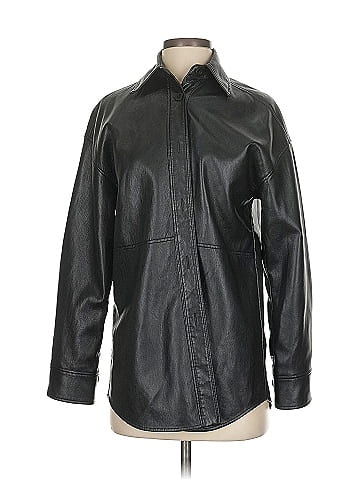 Babaton Faux Leather Jacket (view 1)