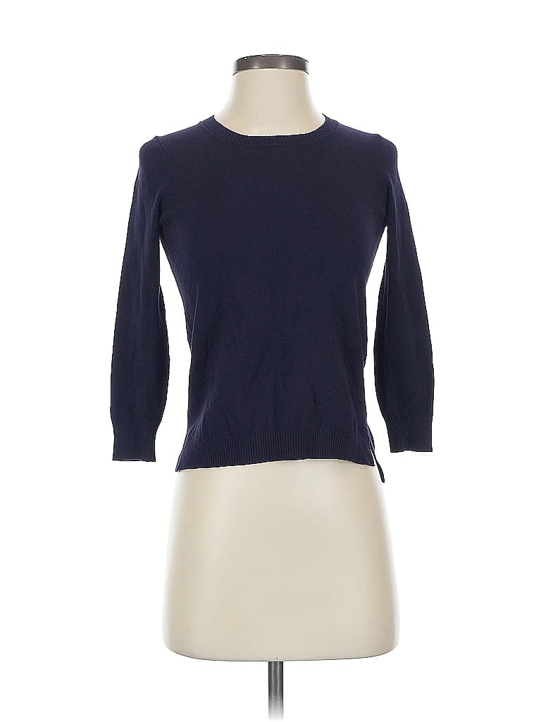 Pre-owned Theory Pullover Sweater In Blue