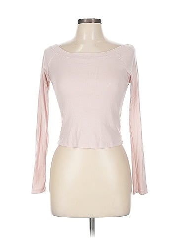 Pink Rose Long Sleeve T-Shirt (view 1)
