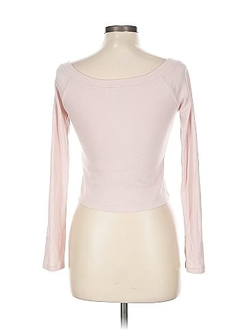 Pink Rose Long Sleeve T-Shirt (view 2)