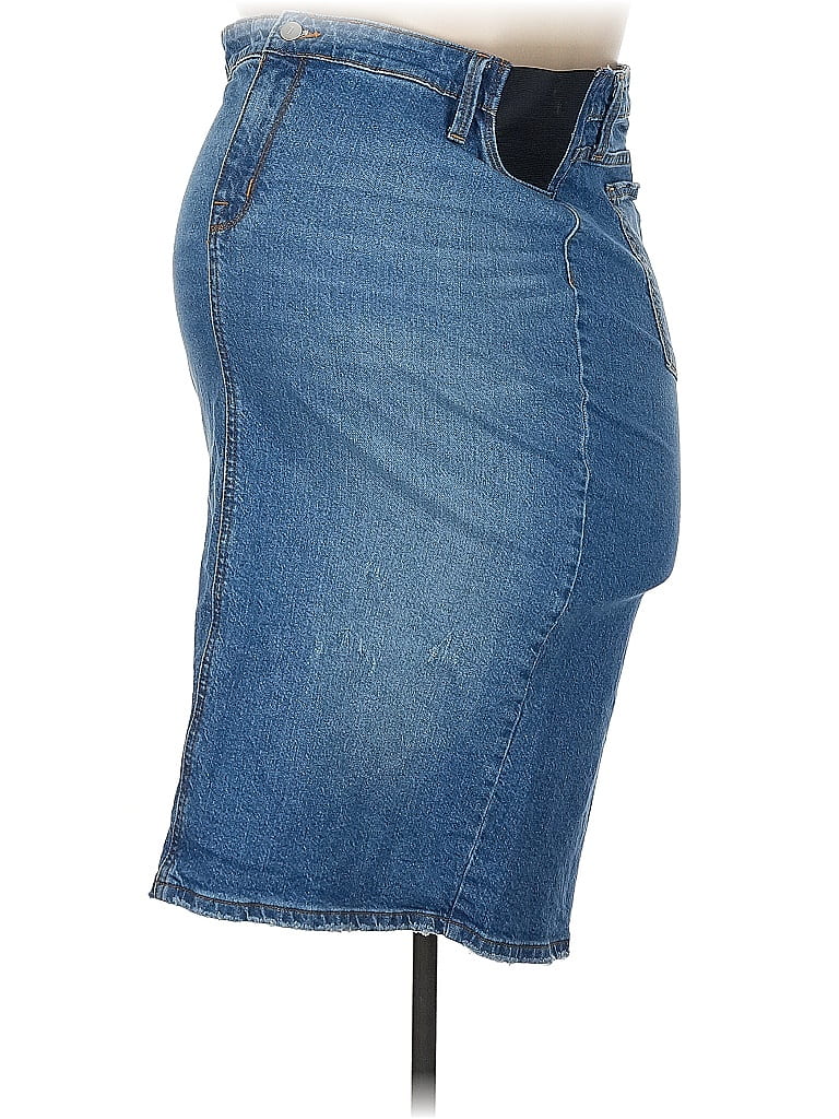 Ingrid + Isabel Blue Denim Skirt Size 14 - photo 1