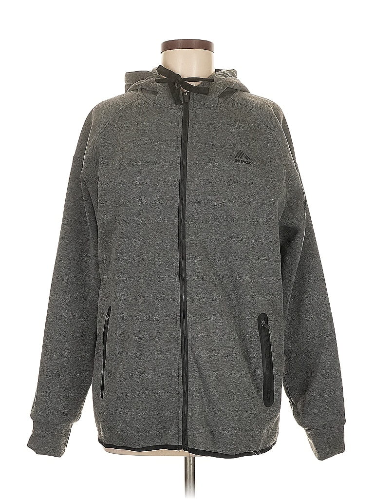 Pre-owned Rbx Zip Up Hoodie In Gray