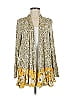 LOGO by Lori Goldstein Gold Cardigan Size M - photo 1
