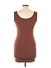 Windsor Solid Brown Casual Dress Size L - photo 2