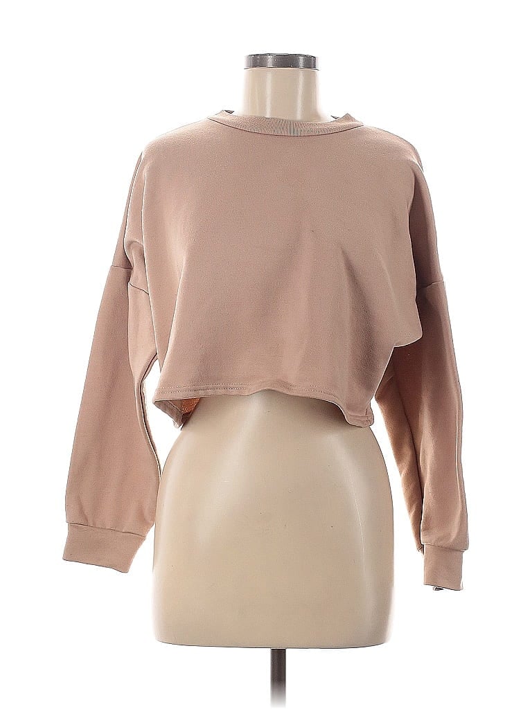 Pre-owned Nasty Gal Inc. Sweatshirt In Brown