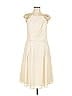 eShakti 100% Polyester Ivory Cocktail Dress Size 12 - photo 1