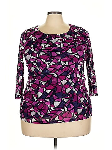 Alfani 3/4 Sleeve T-Shirt (view 1)