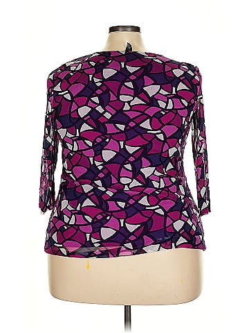 Alfani 3/4 Sleeve T-Shirt (view 2)