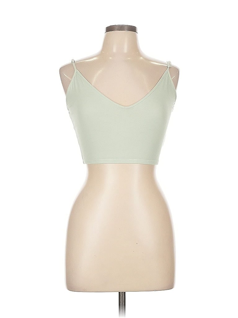 Pre-owned Cupshe Tank Top Green Strapless Neckline Tops