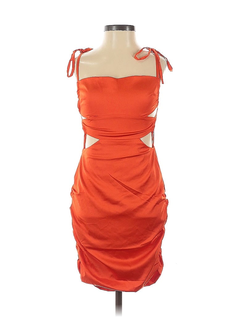 Click to view more detailed imagery on our partner's website Pre-owned Oh Polly Cocktail Dress In Orange