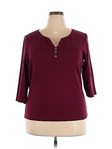 Karen Scott 3/4 Sleeve T-Shirt (view 1)