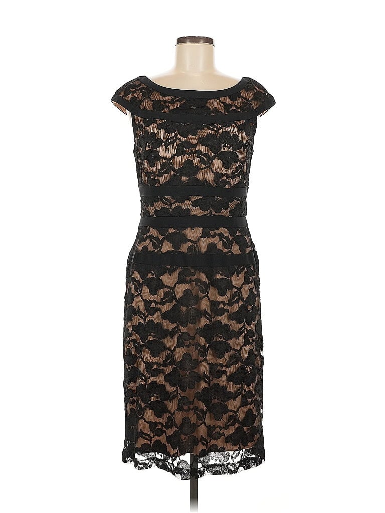 Pre-owned Connected Apparel Cocktail Dress In Black