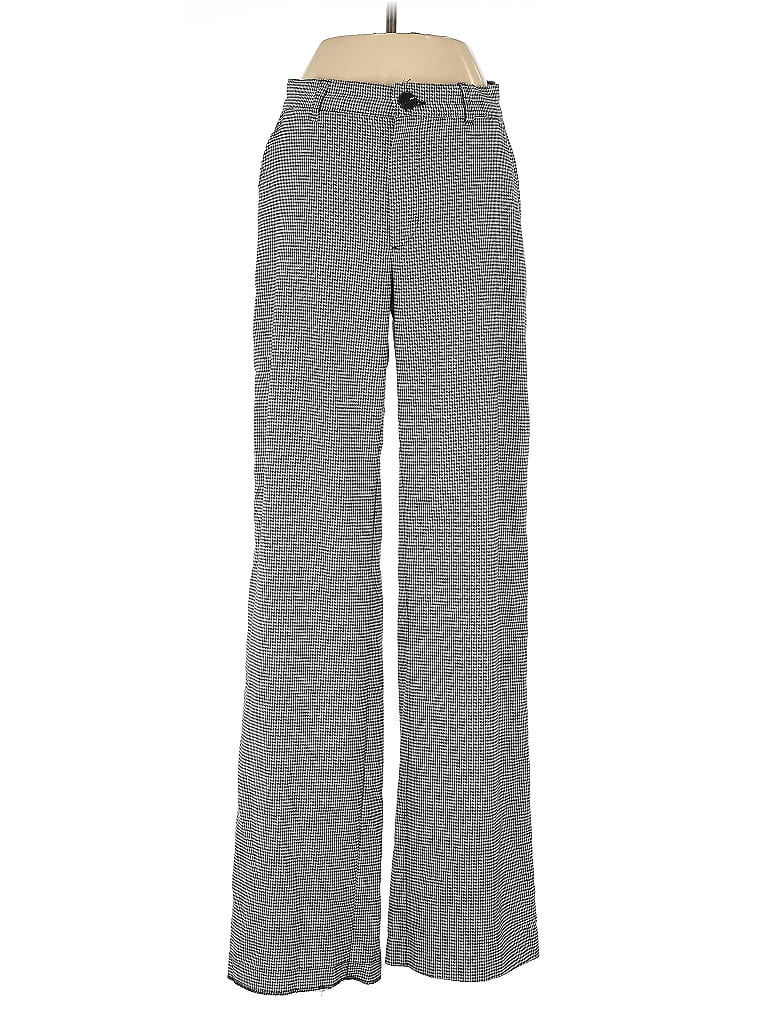 Pull&Bear Chevron-herringbone Gray Casual Pants Size S - photo 1