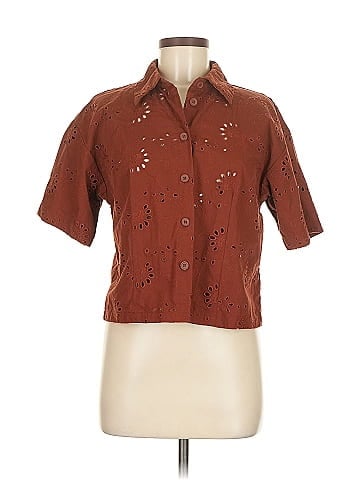 Future Collective Short Sleeve Blouse (view 1)