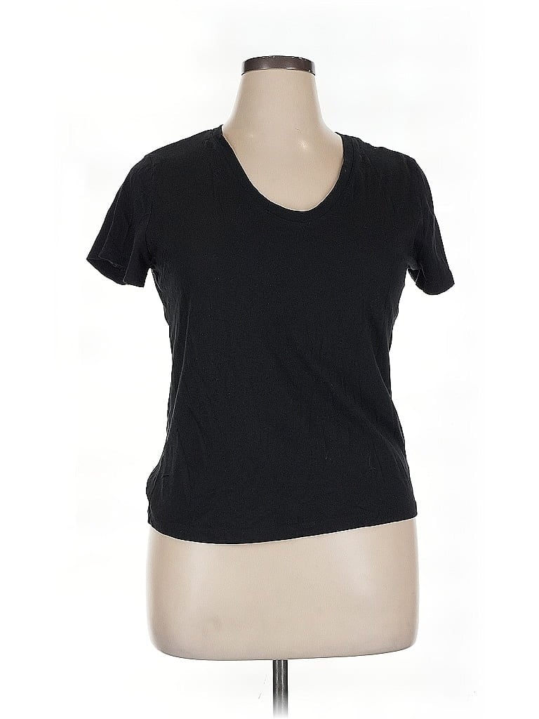 Pre-owned Croft & Barrow Short Sleeve T-shirt In Blue