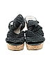 L.K. Bennett Black Teal Wedges Size EU 40 - photo 2