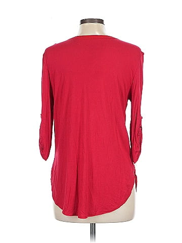 Soho JEANS NEW YORK & COMPANY 3/4 Sleeve Blouse (view 2)