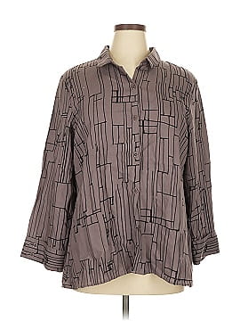 Habitat 3/4 Sleeve Button Down Shirt