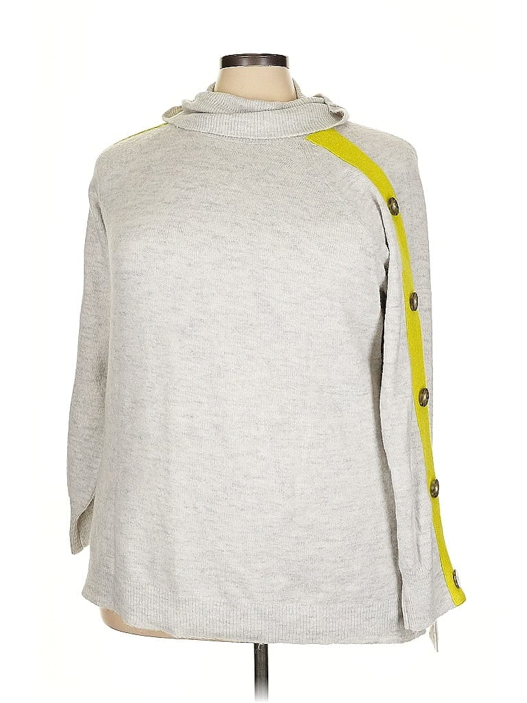 Pre-owned Apt. 9 Pullover Sweater In Gray