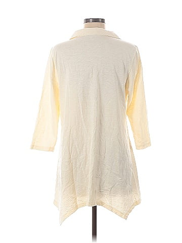 Soft Surroundings 3/4 Sleeve Button-Down Shirt (view 2)