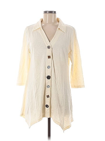 Soft Surroundings 3/4 Sleeve Button-Down Shirt (view 1)