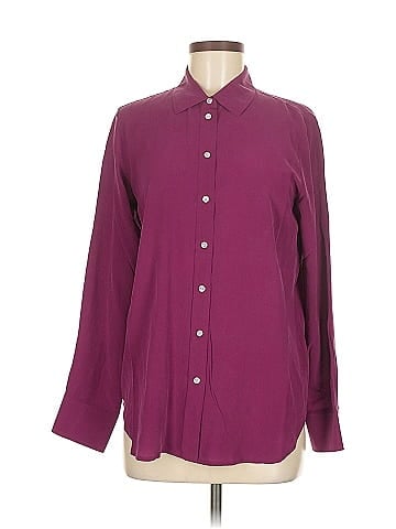 Everlane Long Sleeve Silk Top (view 1)