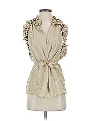 Robert Rodriguez Sleeveless Silk Top