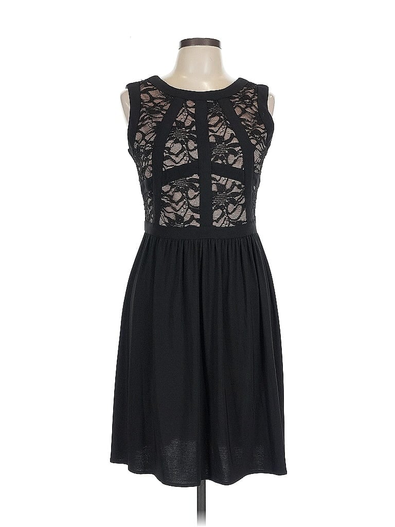 R&M Richards Black Cocktail Dress Size 10 - photo 1