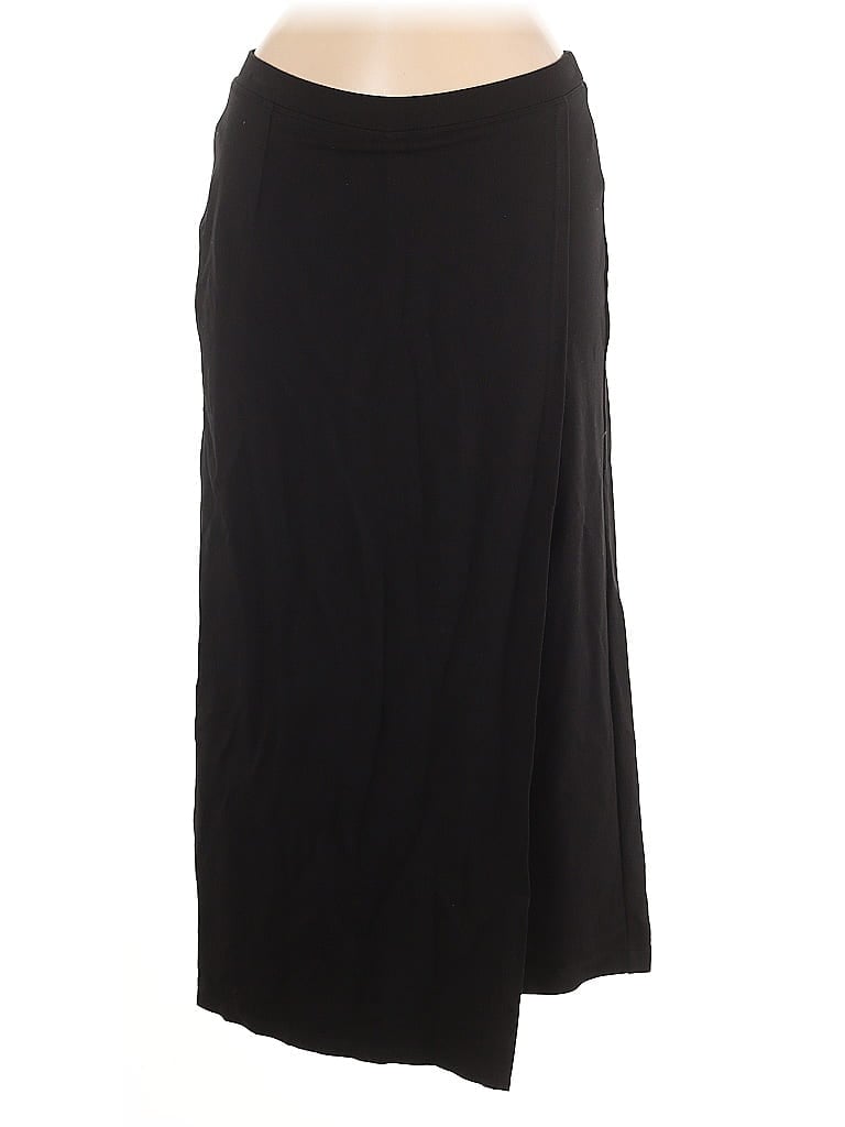 Betabrand Solid Black Casual Skirt Size M - photo 1