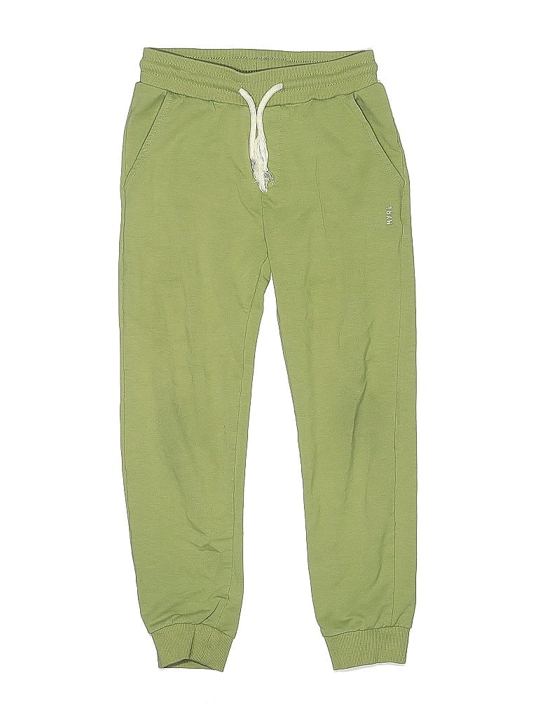 Mayoral 100% Elastane Green Casual Pants Size 6 - photo 1