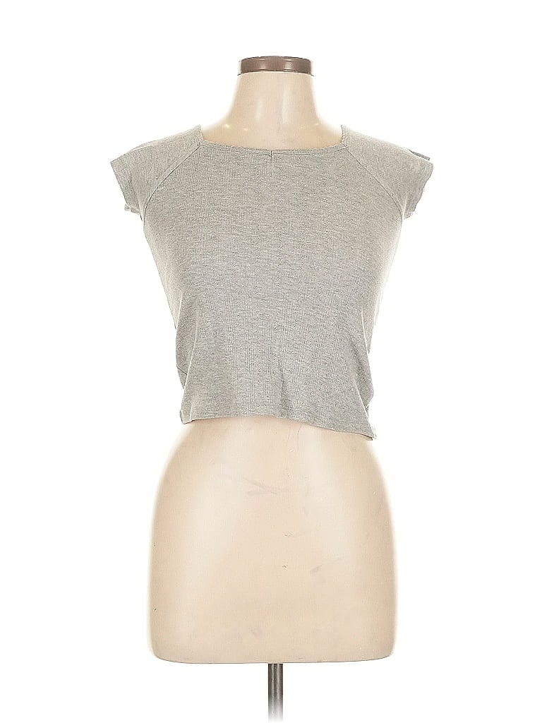 Pre-owned Old Navy Sleeveless T-shirt In Gray