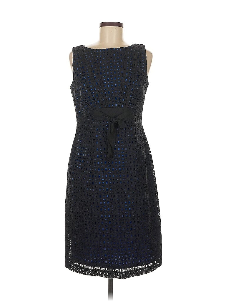 David Meister 100% Cotton Blue Cocktail Dress Size 8 - photo 1