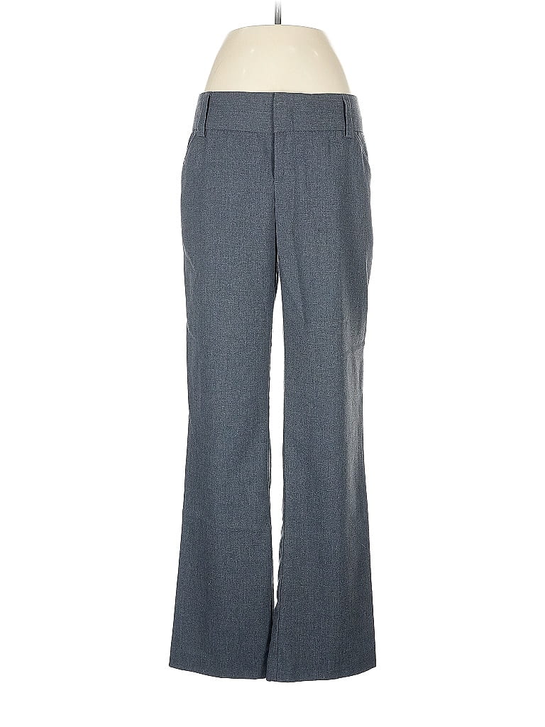 Daisy Fuentes Chevron-herringbone Gray Dress Pants Size 8 - photo 1