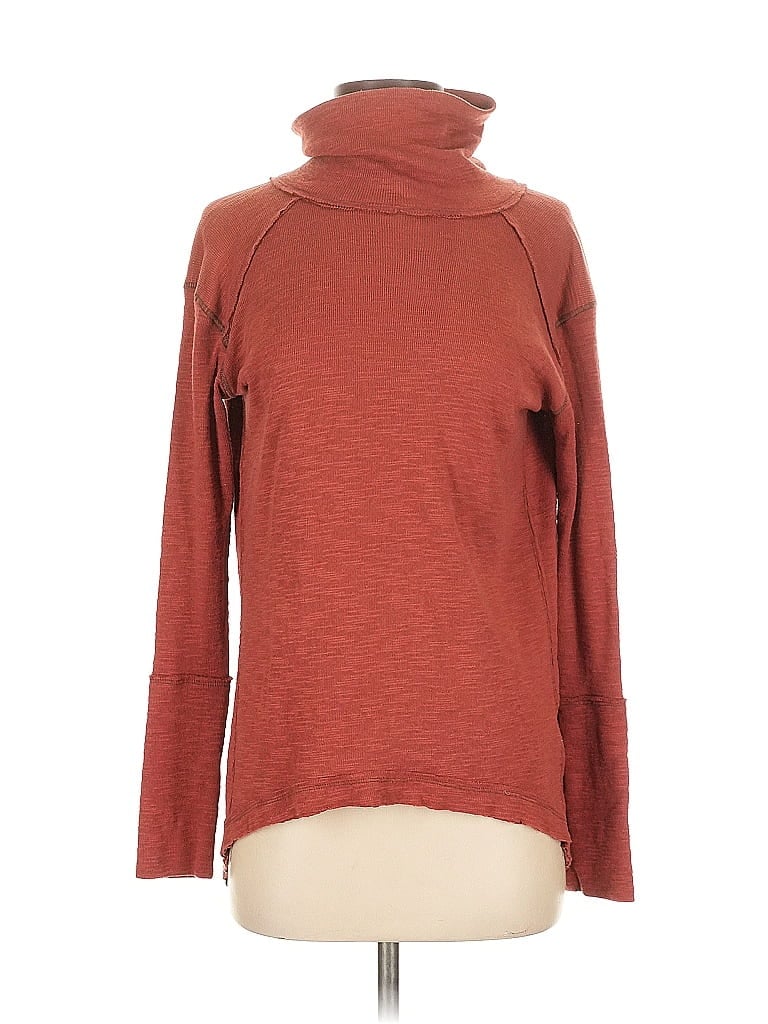 We the Free Brown Turtleneck Sweater Size S - photo 1
