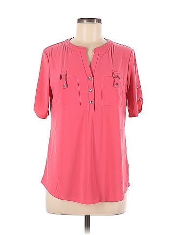 Perseption Concept Short Sleeve Blouse (view 1)