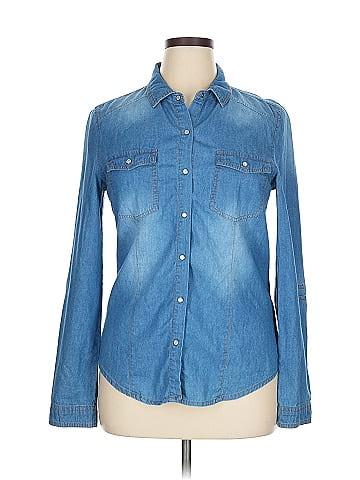 Ci Sono Long Sleeve Button-Down Shirt (view 1)