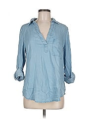 Soho Jeans New York & Company 3/4 Sleeve Button Down Shirt