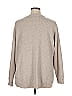 Pink Clover 100% Polyester Metallic Tan Pullover Sweater Size 1X - photo 2