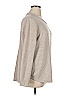 Pink Clover 100% Polyester Metallic Tan Pullover Sweater Size 1X - photo 3