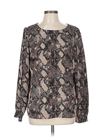 Peace & Pearls Long Sleeve Blouse (view 1)
