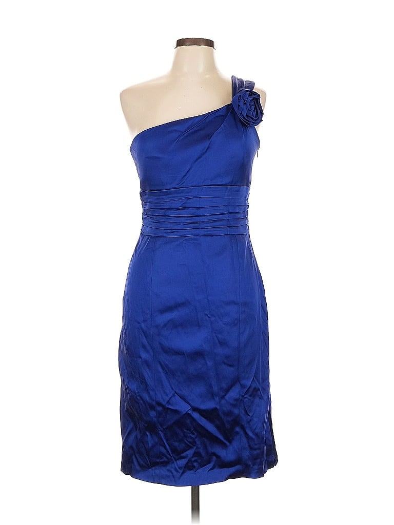 Pre-owned Jax Cocktail Dress In Blue