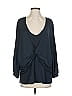 BCBGMAXAZRIA Blue Long Sleeve Blouse Size 1 (estimated) - photo 1