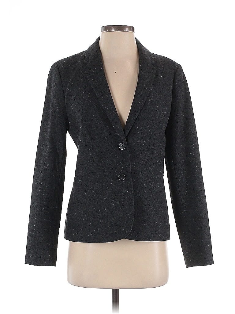 Pre-owned Banana Republic Factory Store Wool Blazer Jacket In Gray