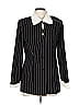 Scarlett 100% Polyester Stripes Black Blazer Size 10 - photo 1